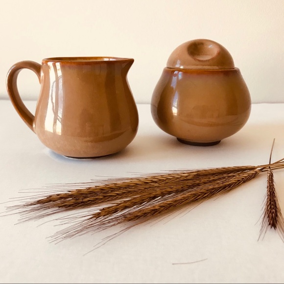 Vintage Ceramic Coffee And Creamer Set